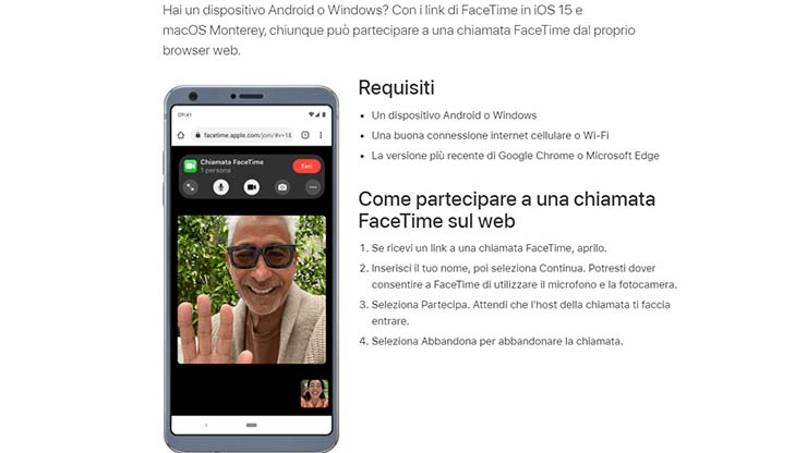 Come usare FaceTime su Android