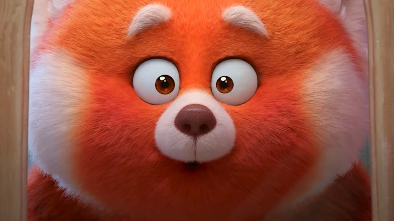 Turning Red panda rosso AR Google app