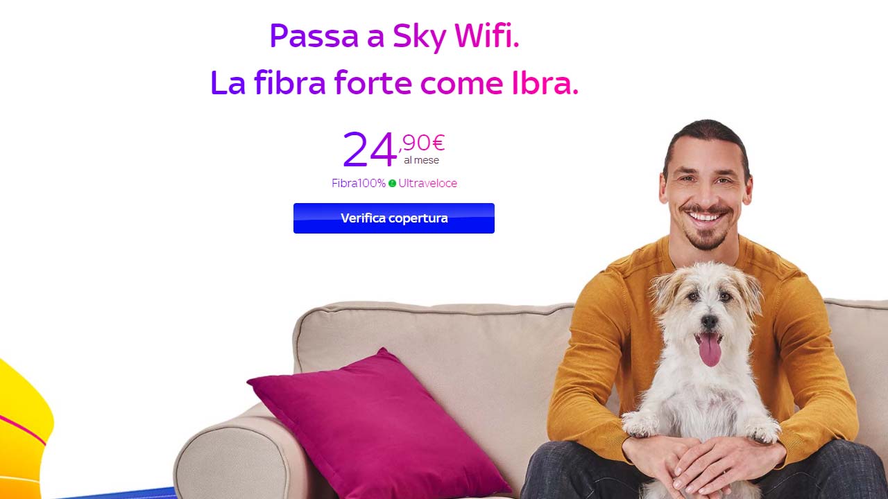 Offerta Sky Wi-Fi Prova Sky Q