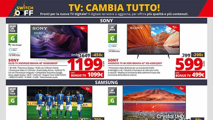 Offerte Volantino Comet marzo 2022