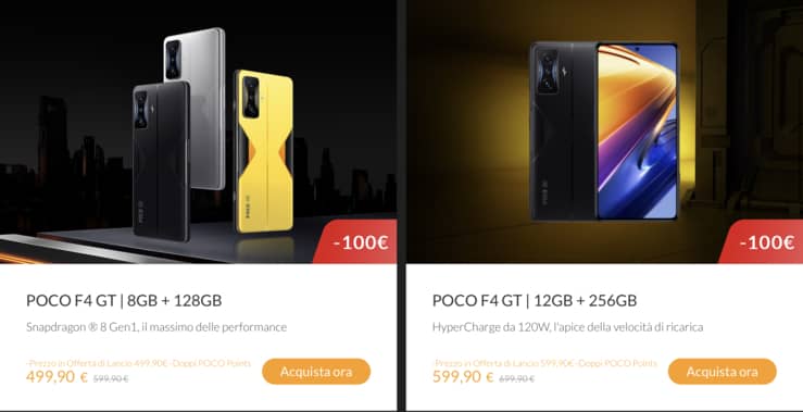 Poco F4 GT offerta