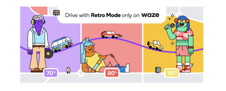 Waze Retro Mode