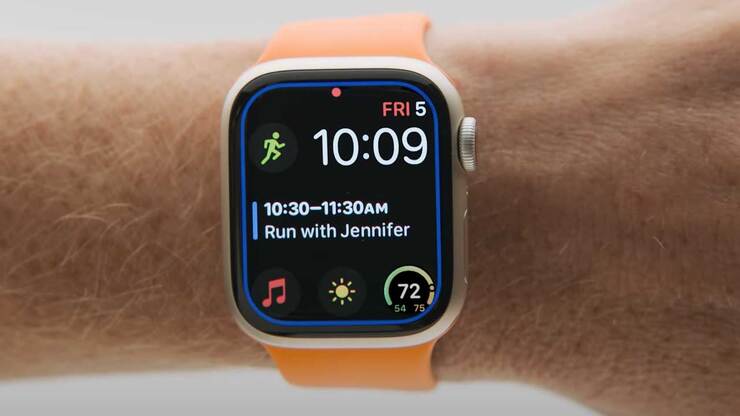 Apple Watch Series 8 misurazione temperatura corporea