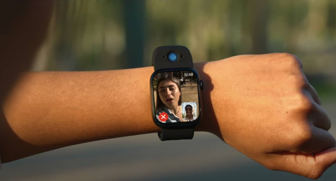 Fare selfie con Apple Watch cinturino WristCam