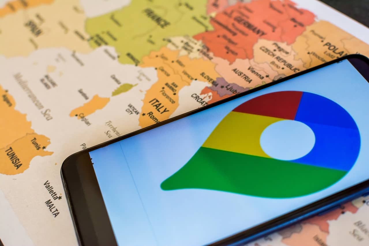 Google Maps widget Traffico nelle vicinanze