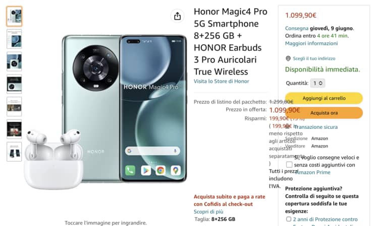 Honor Magic4 Pro offerte