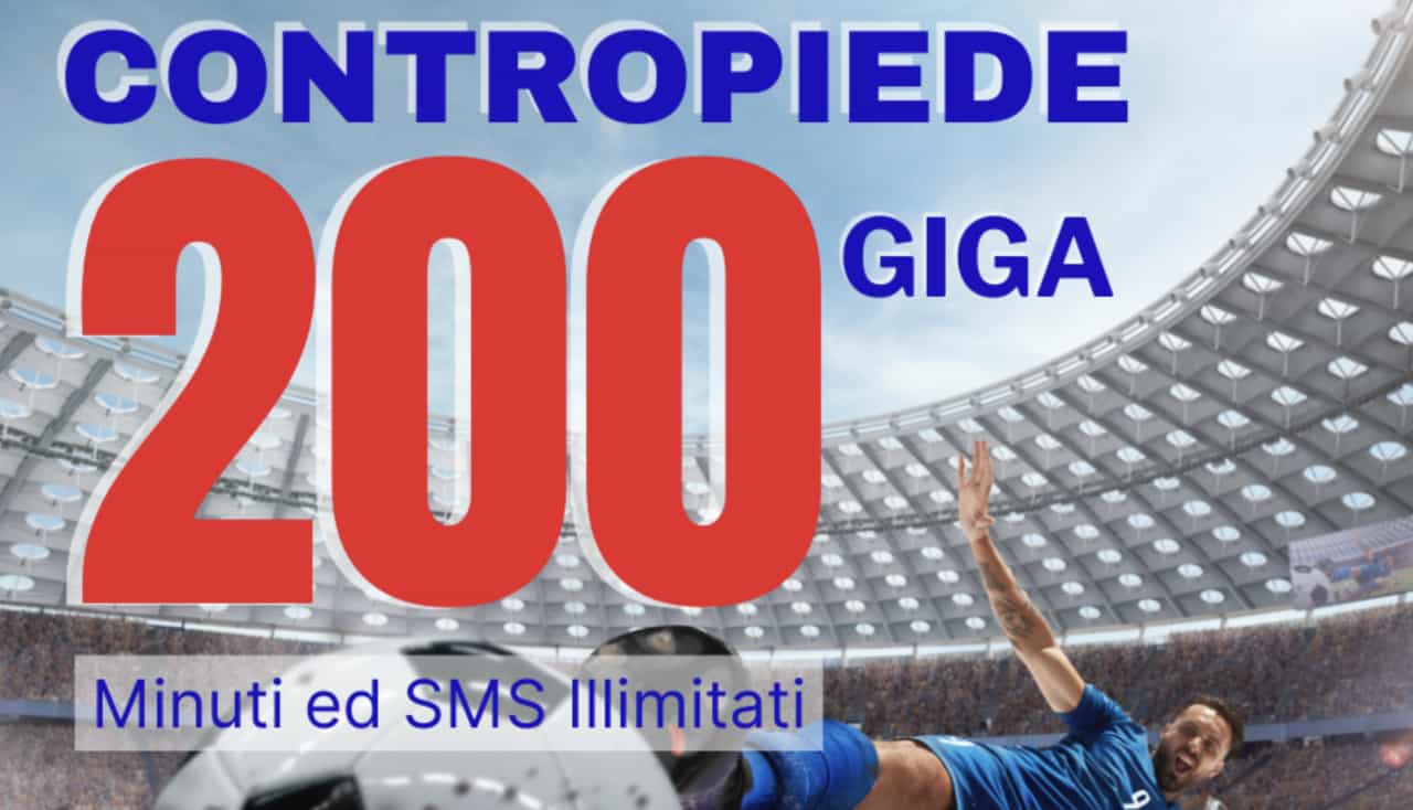 Rabona Mobile contropiede offerta 200 giga