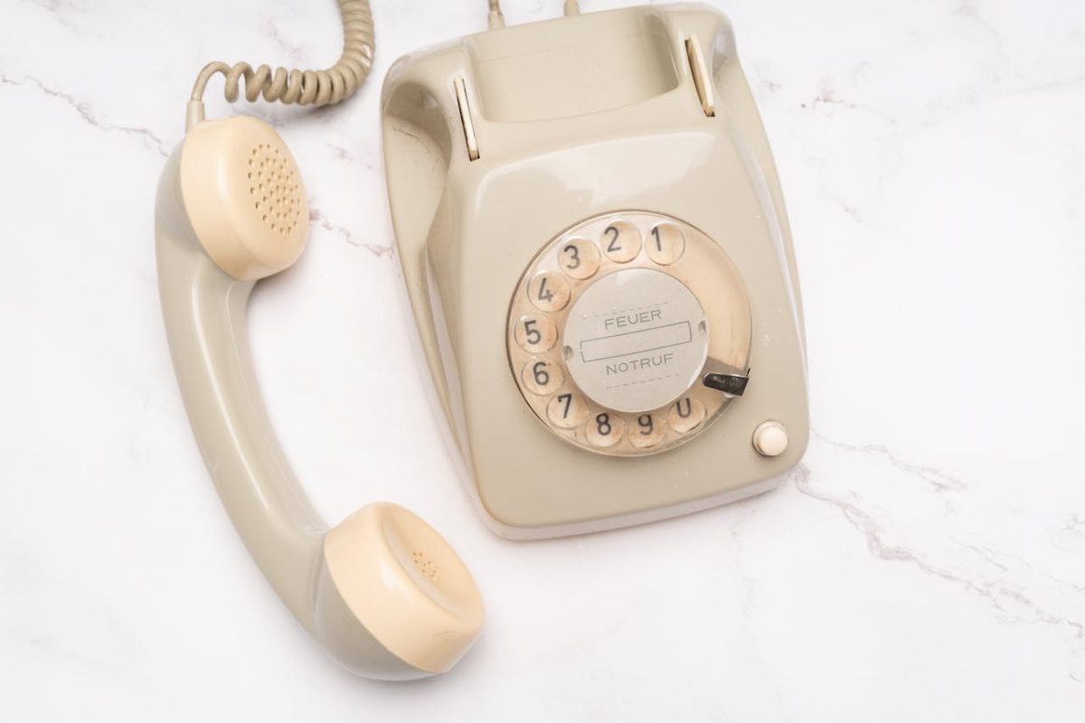 Telefono fisso vintage