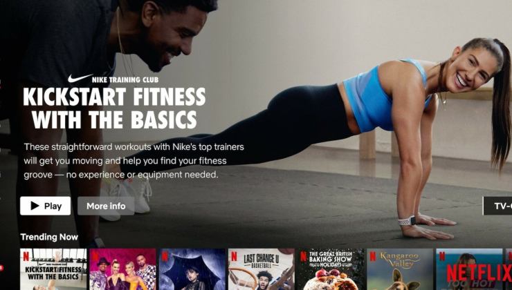 Nike training club su Netflix 