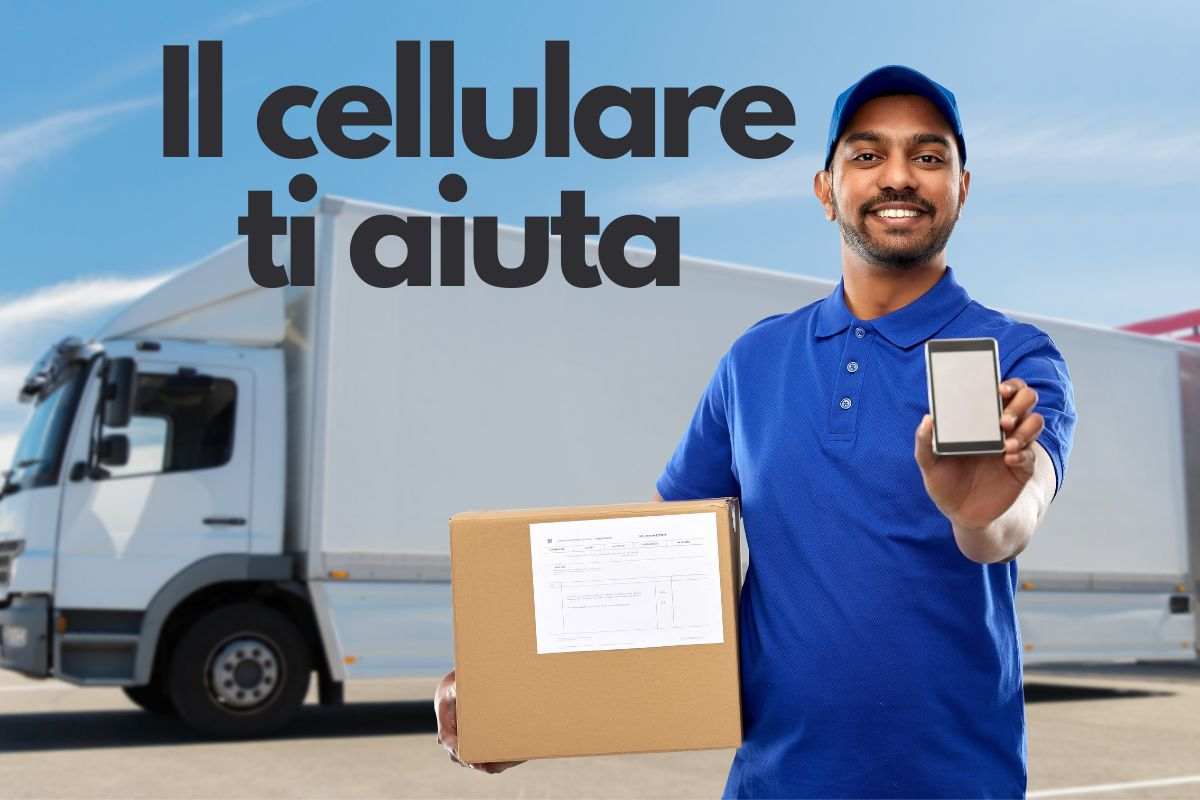 Il cellulare ti aiuta nelle consegne