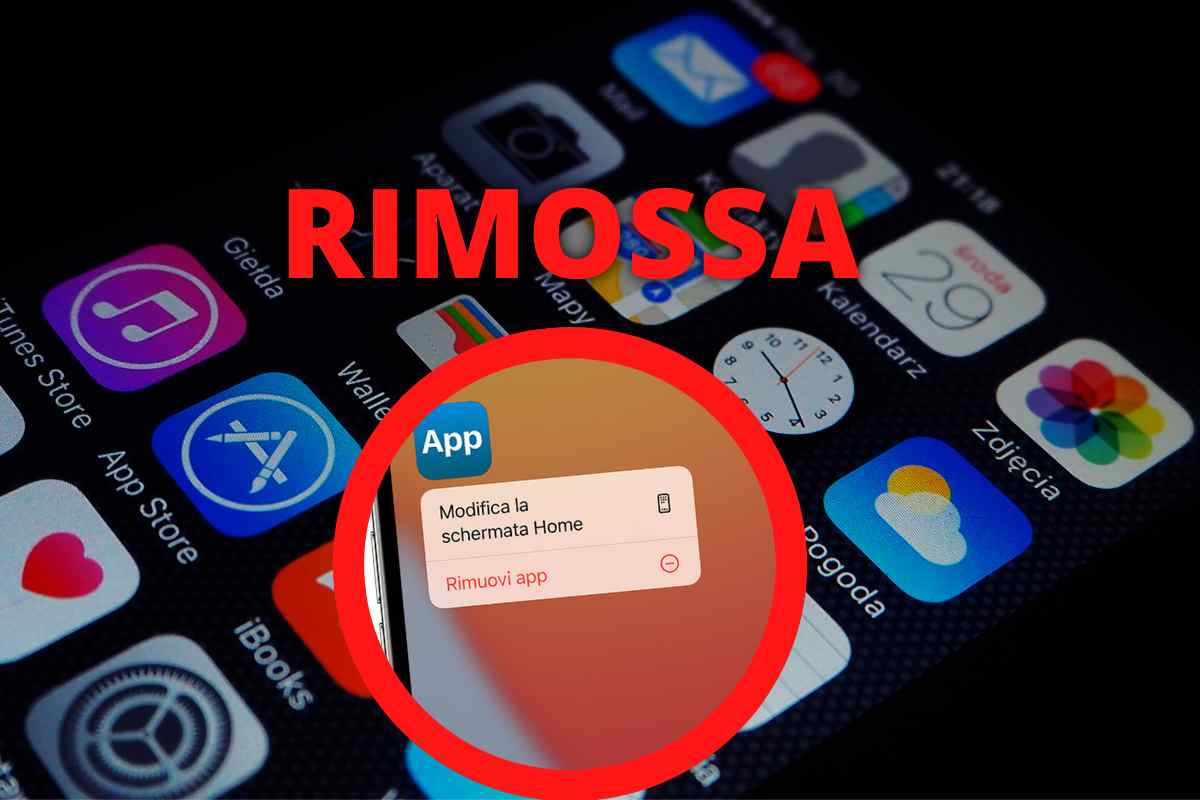 App rimossa