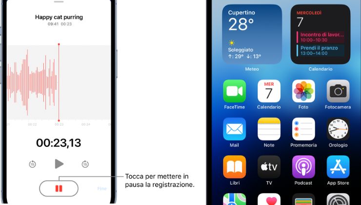 Memo vocali su iPhone (cellulari.it)