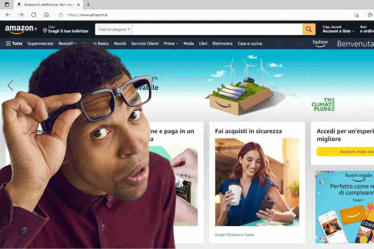 Amazon interfaccia nuova