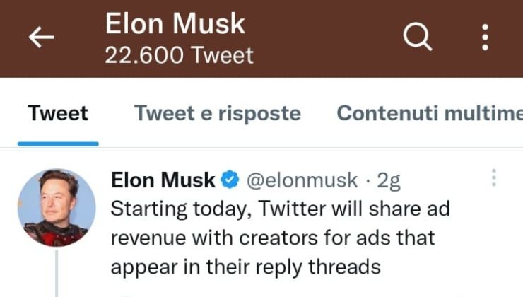 Elon Musk tweet