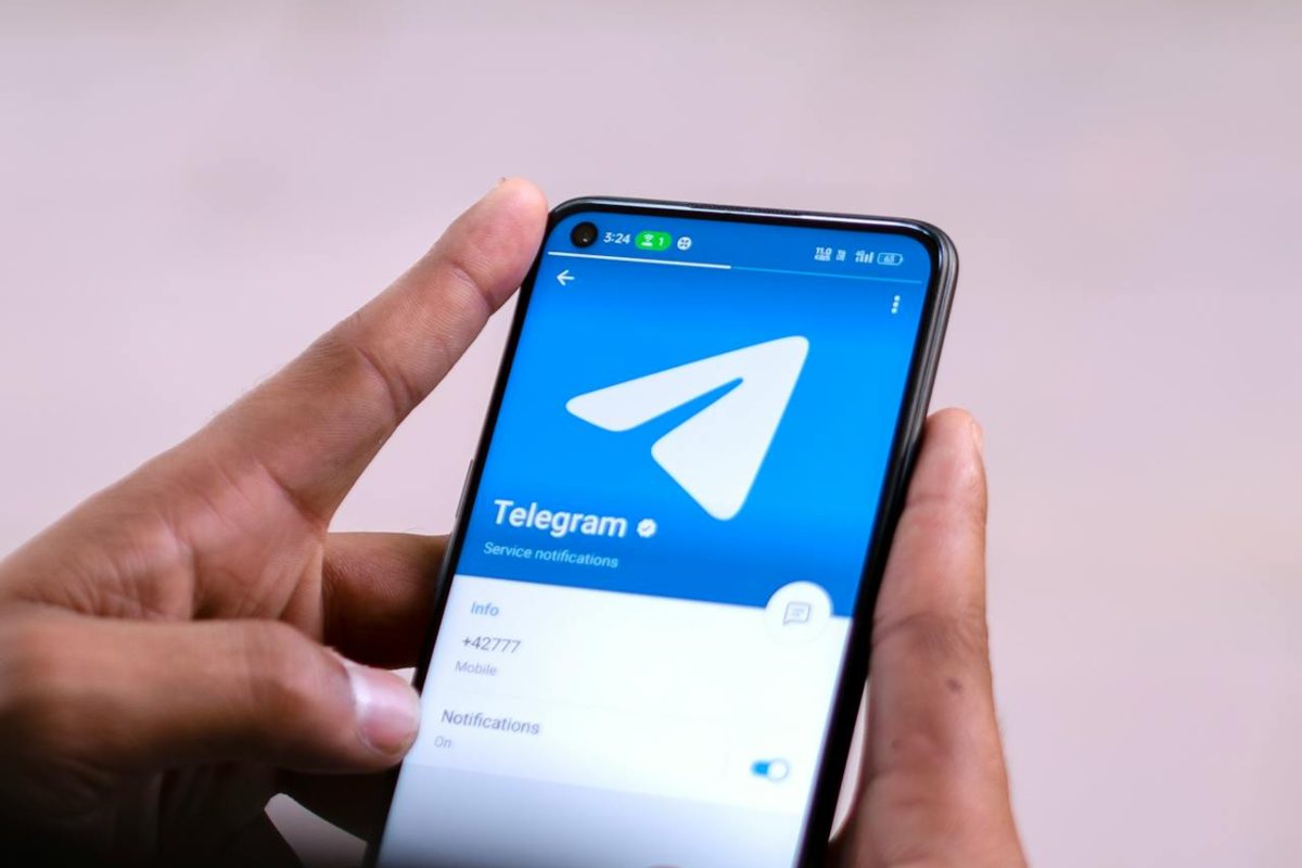 Telegram su smartphone
