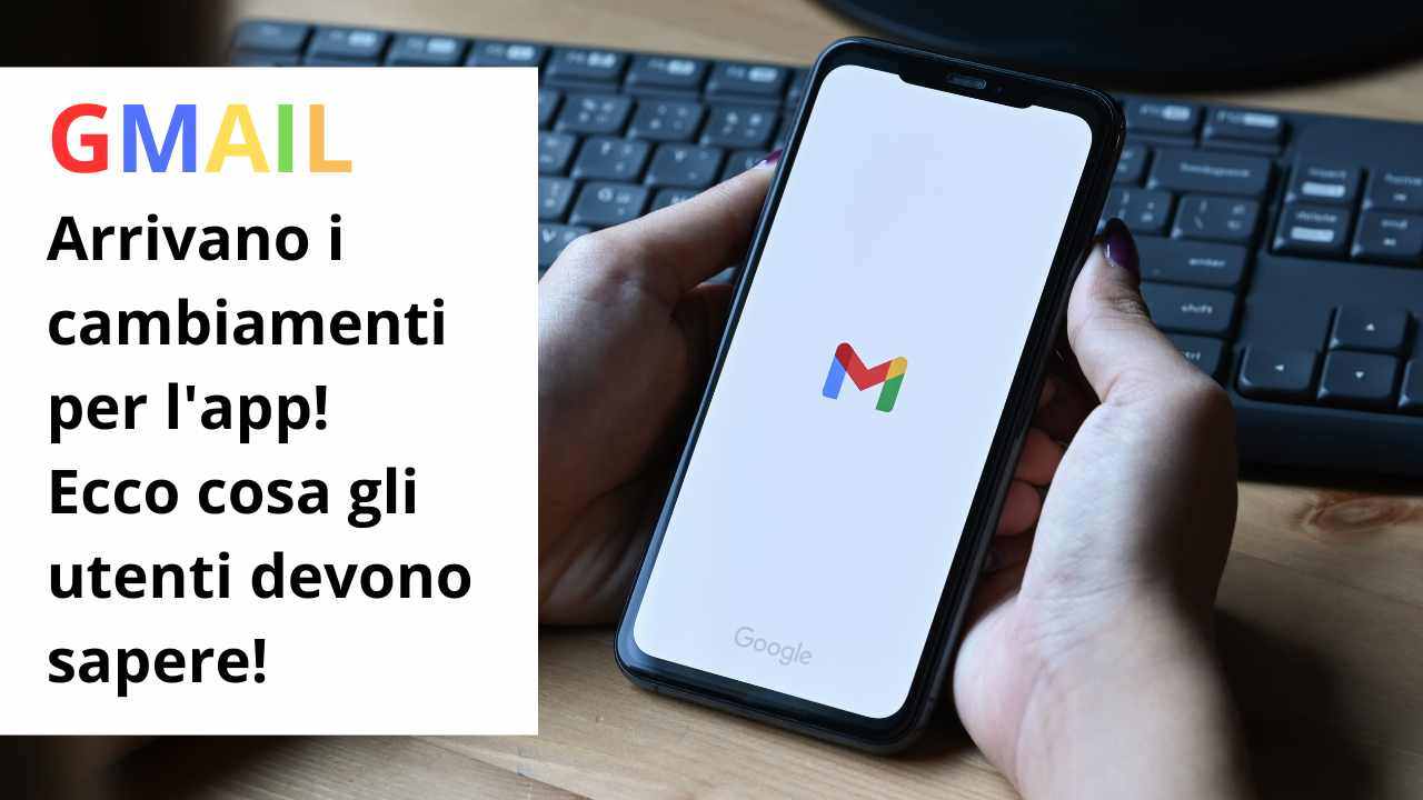 cambiamenti per gmail