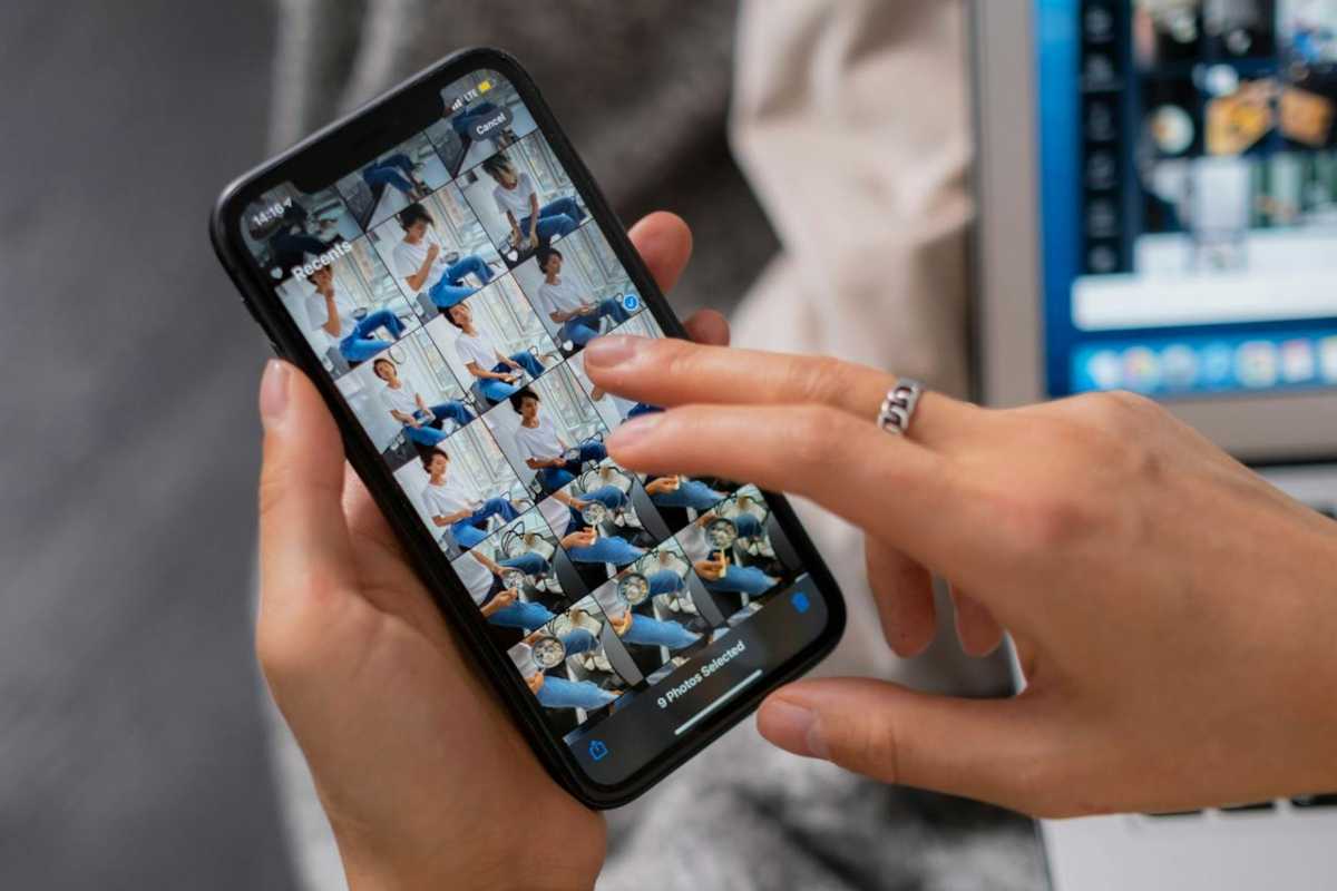 Foto su smartphone
