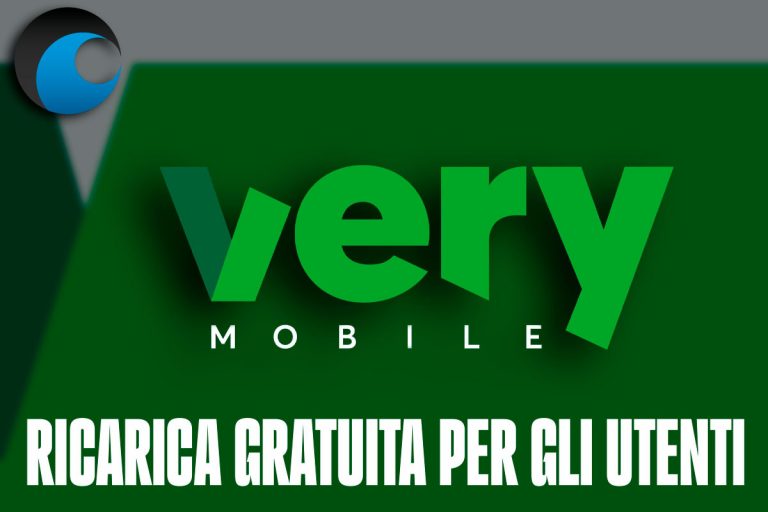 Very Mobile ricarica gratuita per gli utenti, ecco come fare