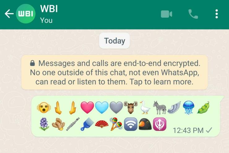 WhatsApp nuove emoji 