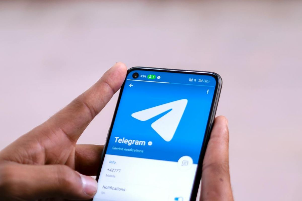 Telegram su smartphone