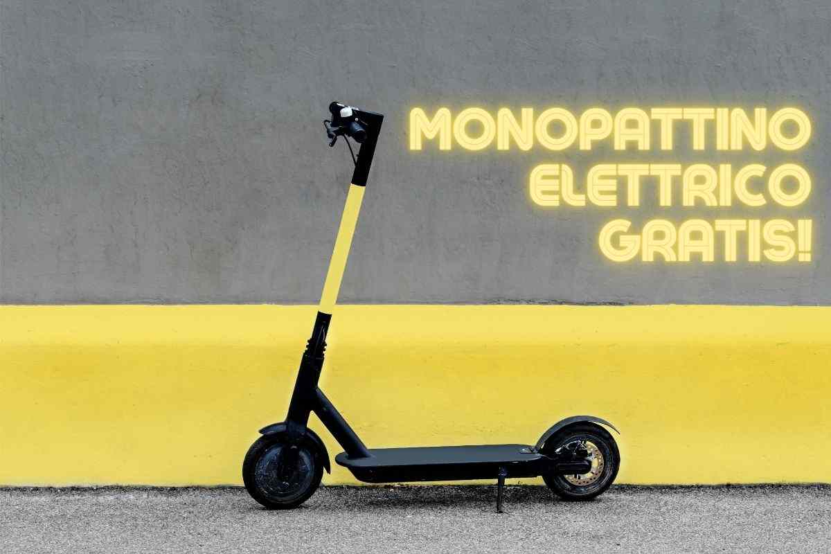 Come ottenere un monopattino elettrico gratuitamente