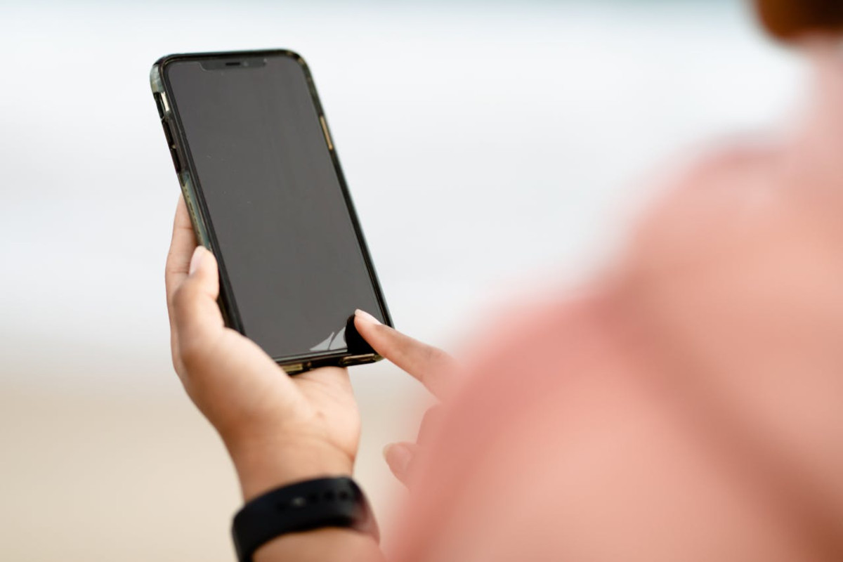 Smartphone graffiato