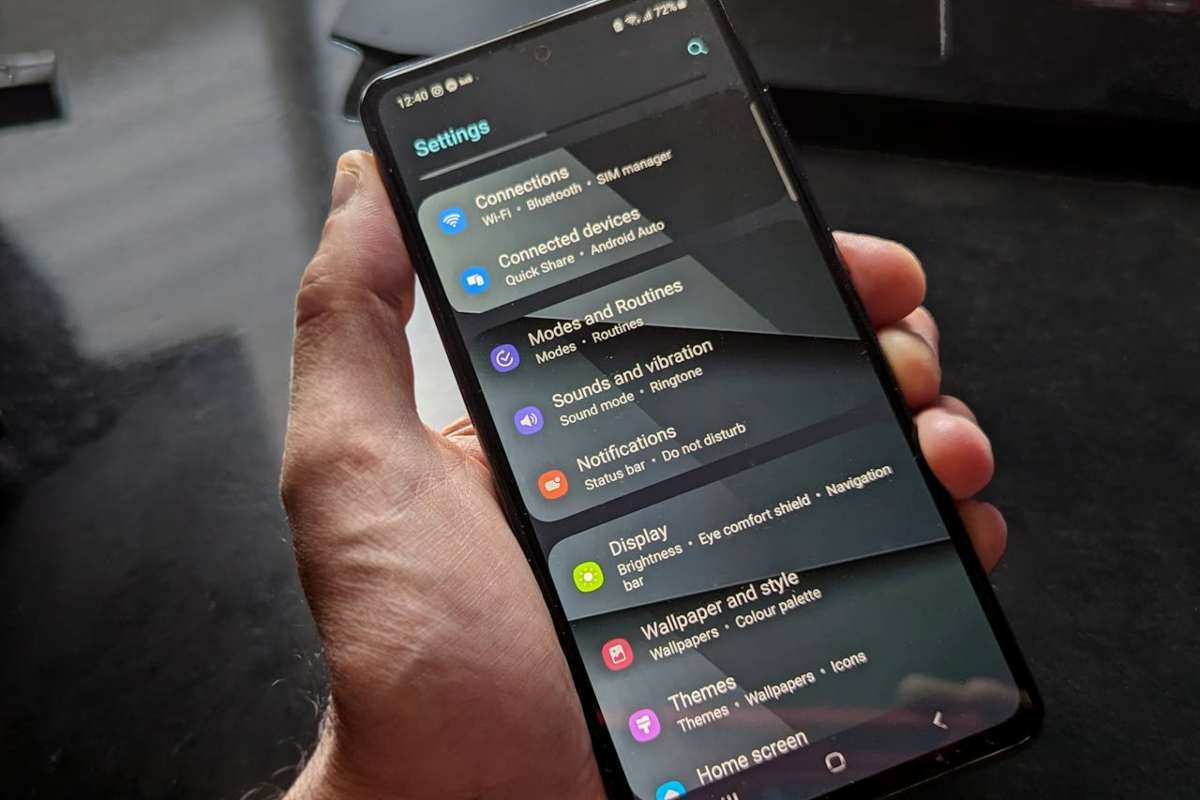 Impostazioni di smartphone