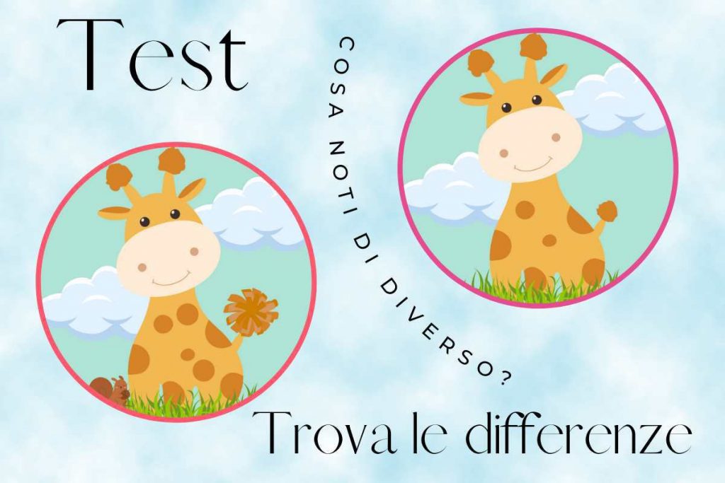 Test delle due giraffe