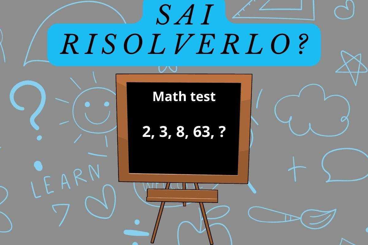 quiz matematico difficile