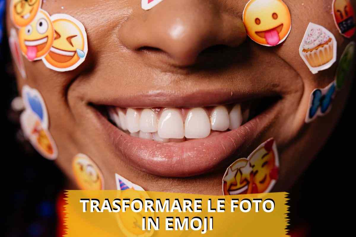 trasformare foto in emoji