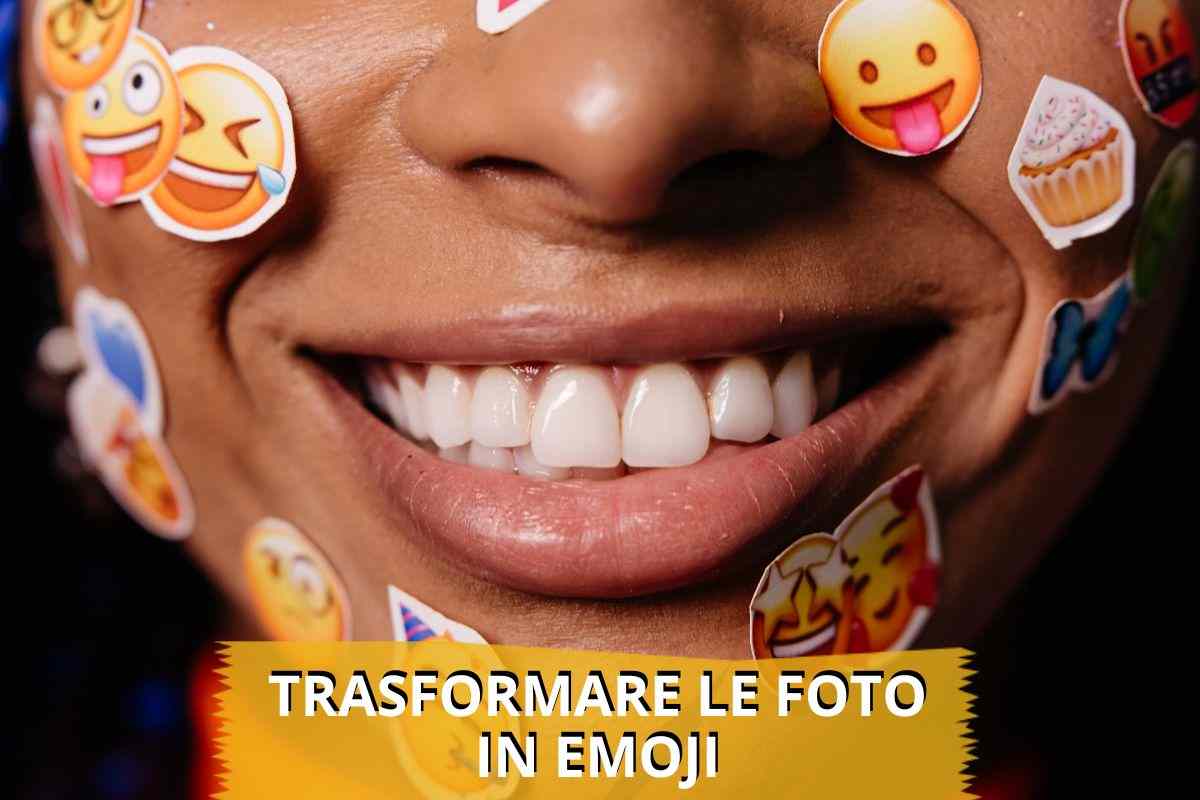 trasformare foto in emoji