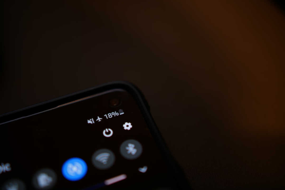 Smartphone scarico