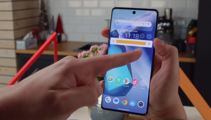 smartphone con schermo unico al mondo