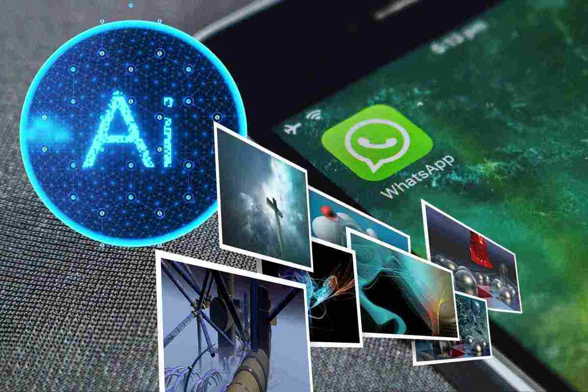Whatsapp funzione  immagini con l'IA