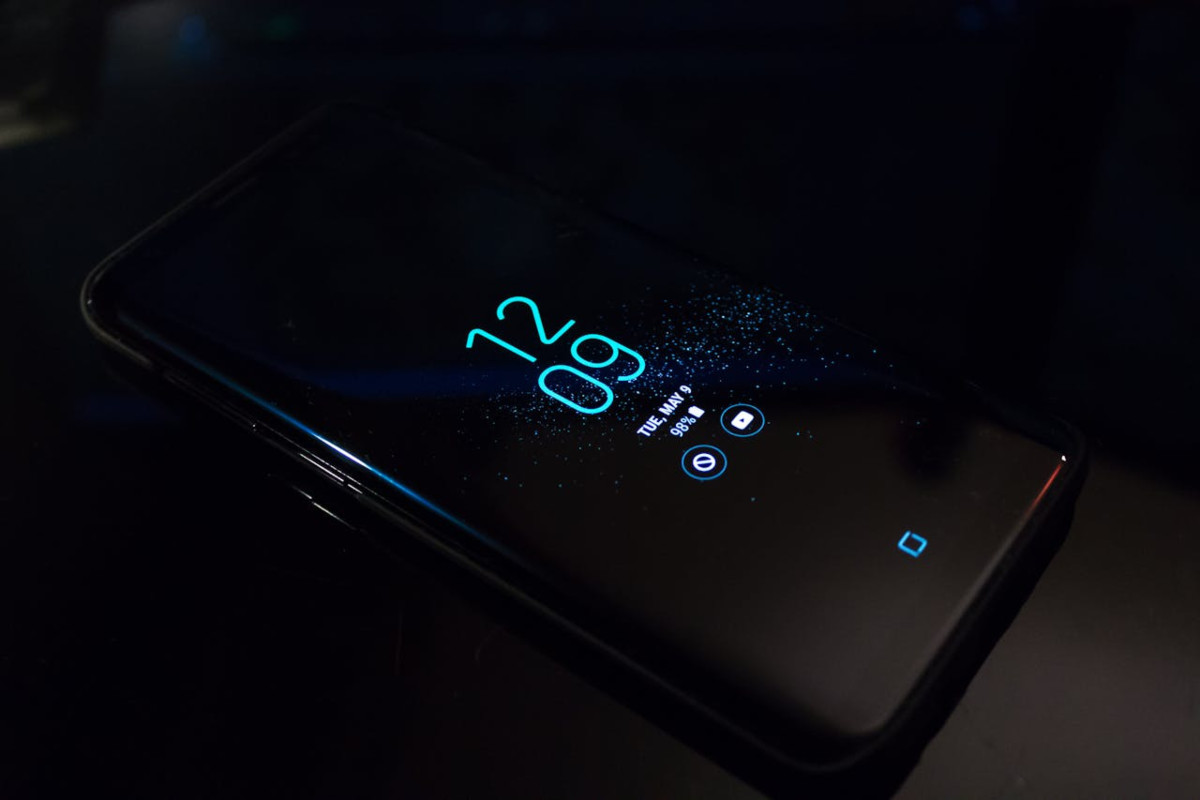 Smartphone Samsung nero