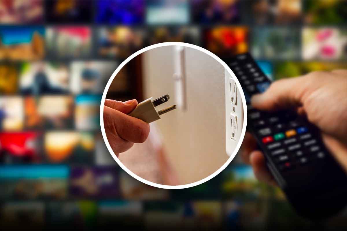 cosa succede se si stacca la spina del televisore senza spegnerlo