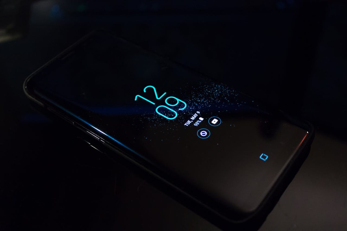 Smartphone Android nero