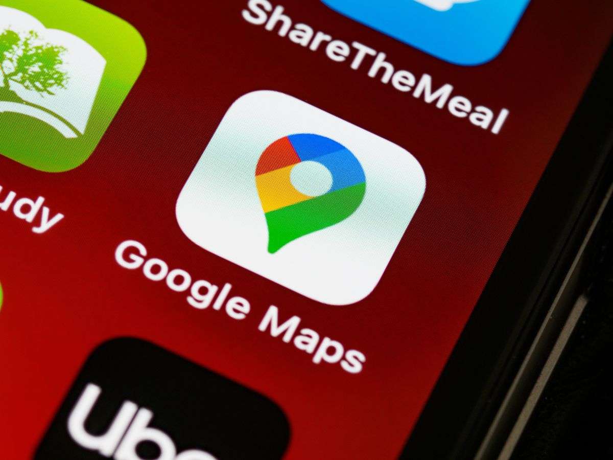 icona app di Google Maps su uno smartphone