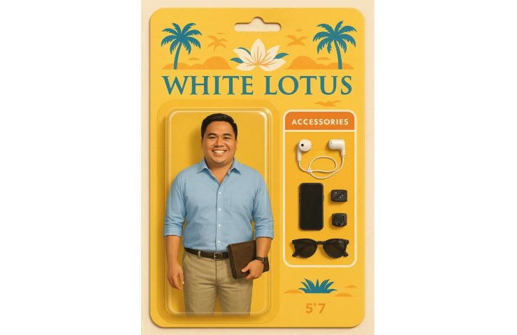 Action figure ChatGPT White Lotus