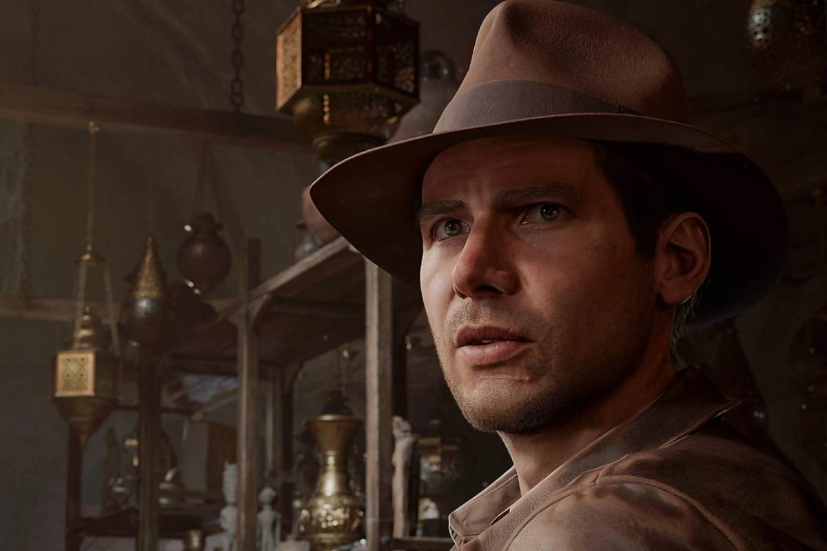 Versione digitale di Harrison Ford nei panni di Indiana Jones