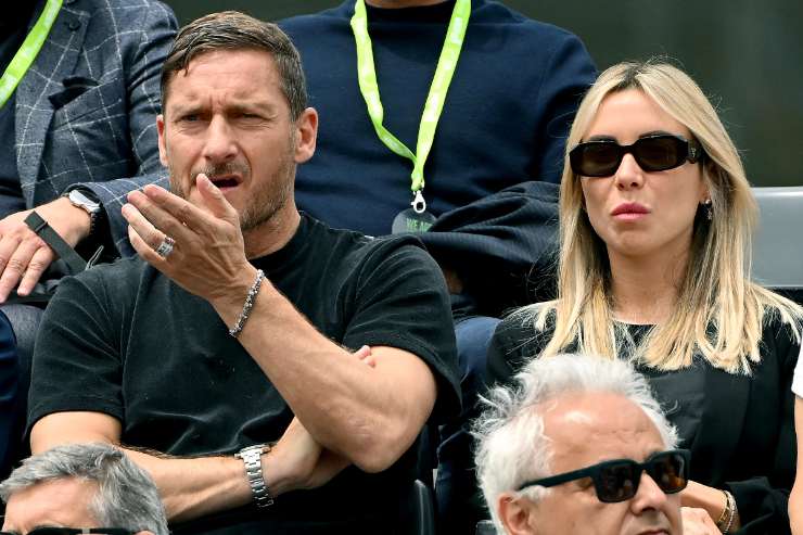 Totti insieme a Noemi