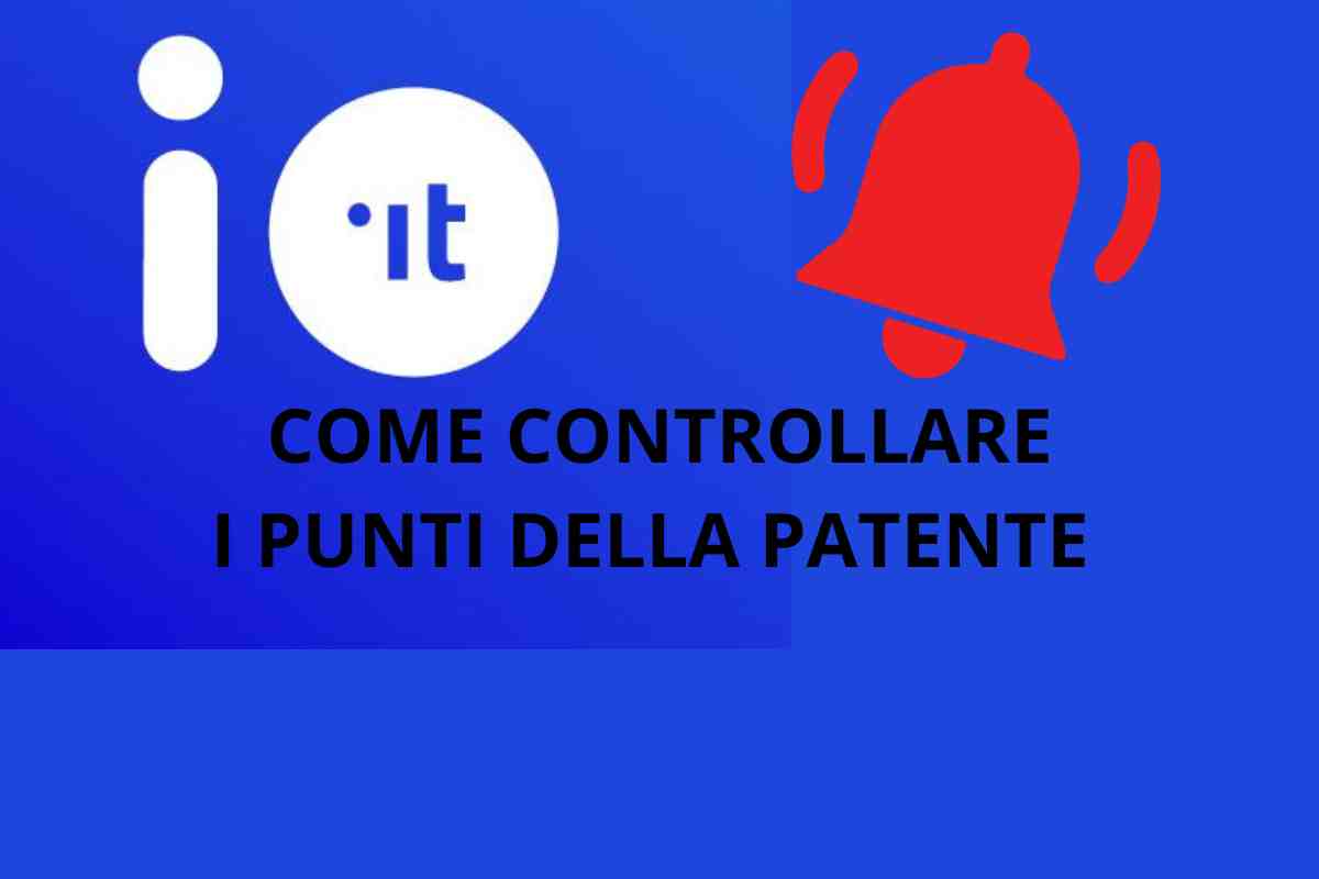 Controllare punti patente App IO