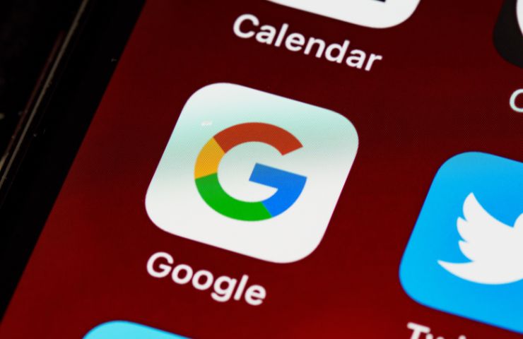 App di Google su uno smartphone con iOS