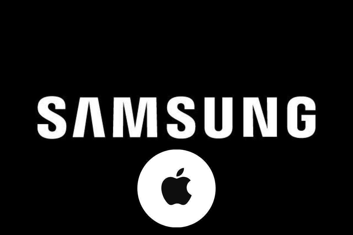 samsung e logo apple