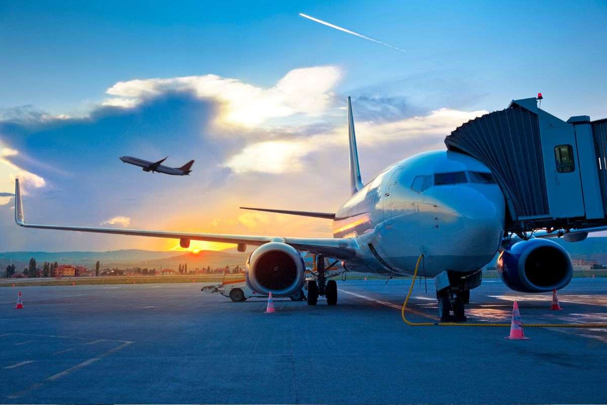 Aeroporto pronto alla partenza
