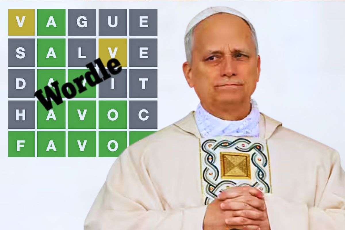 Wordle uno dei giochi di parole preferiti dal Papa