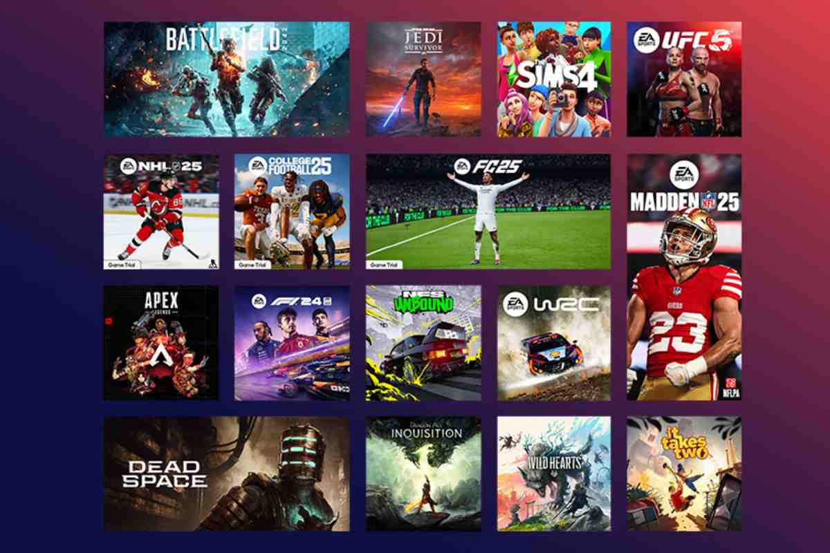 carrellata di giochi presenti sul gamepass