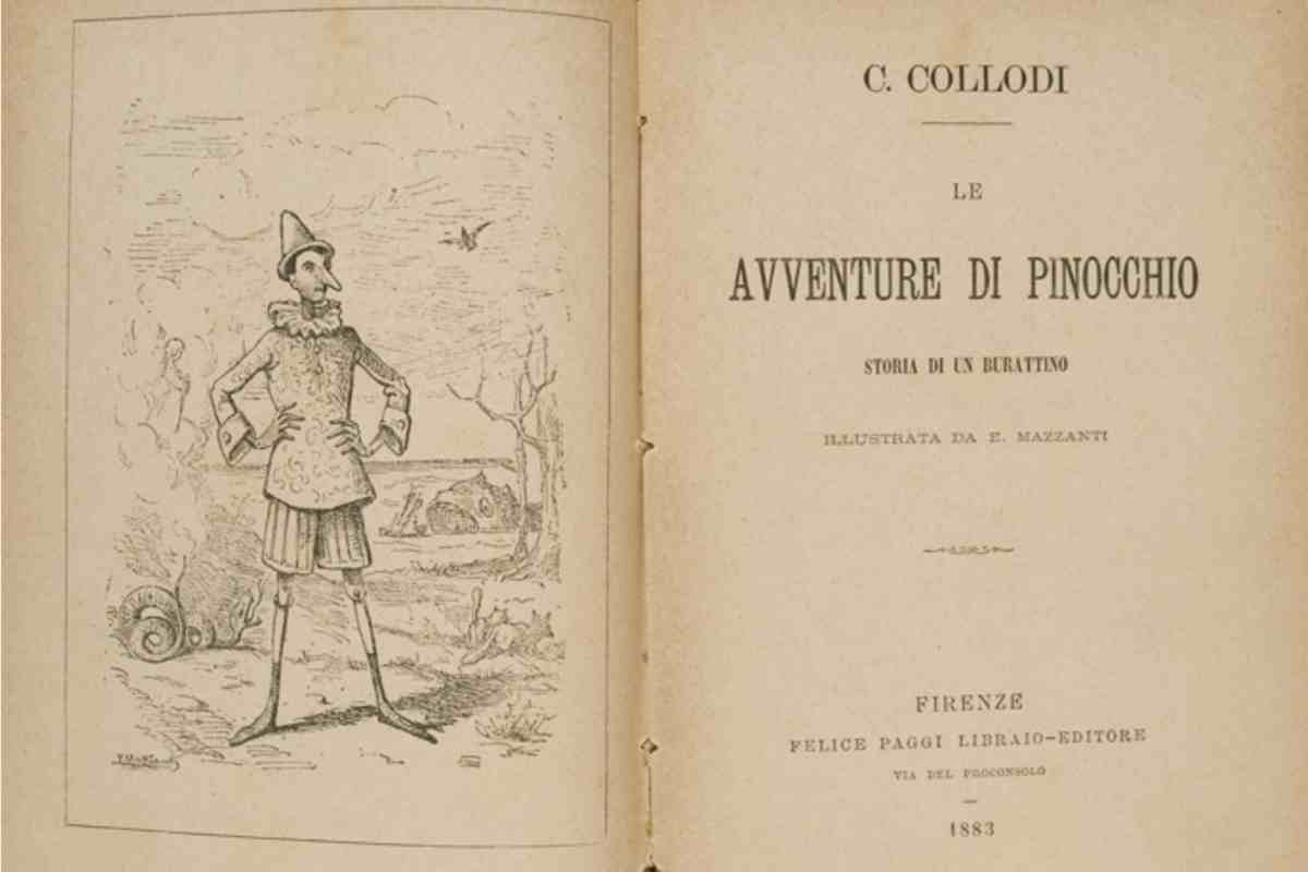libro raro pinocchio