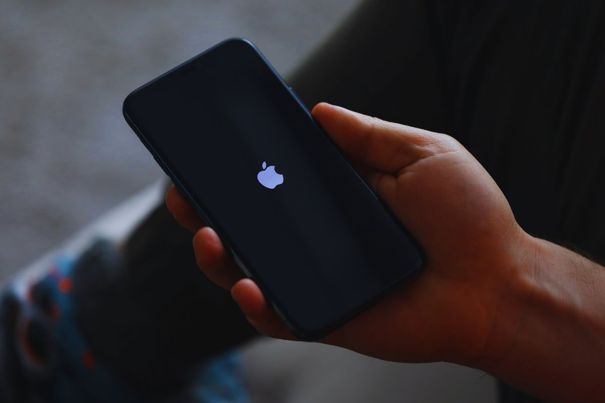 Persona che tiene in mano un iPhone