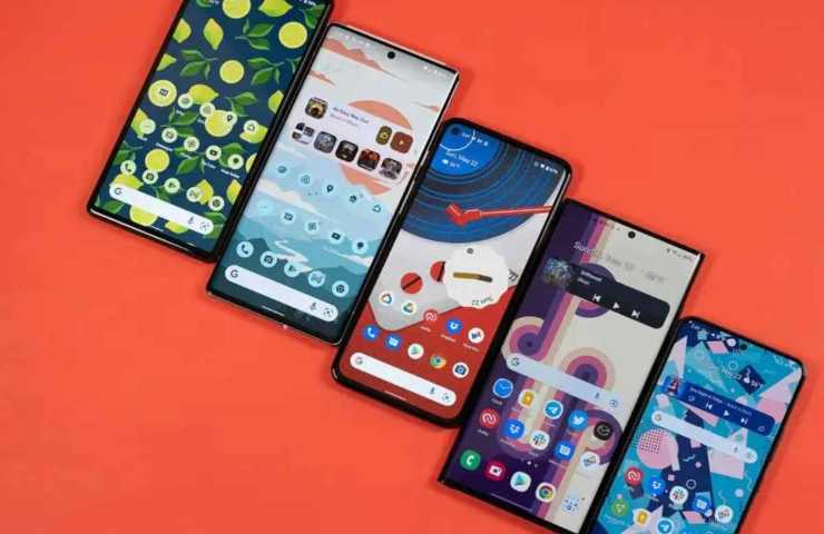 schermate del nuovo OS android
